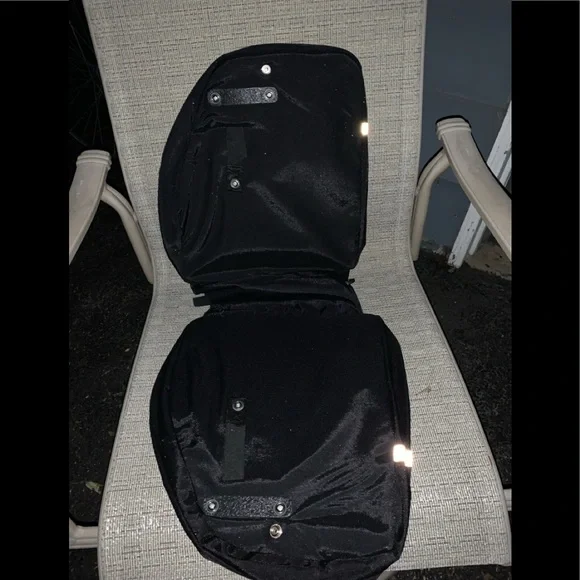 Double Pannier style Green & black bicycle bag- new with tags - Picture 3 of 3